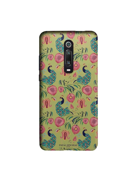 

macmerise Olive Green & Pink Payal Singhal Anaar & Mor Sublime Xiaomi Redmi K20 Pro Back Case