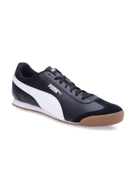 

Puma Unisex Black & White Turino Sneakers