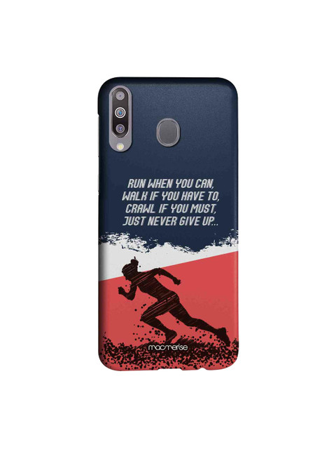 

macmerise Black & White Running Motivation Sublime Samsung Galaxy M30 Back Case, Blue