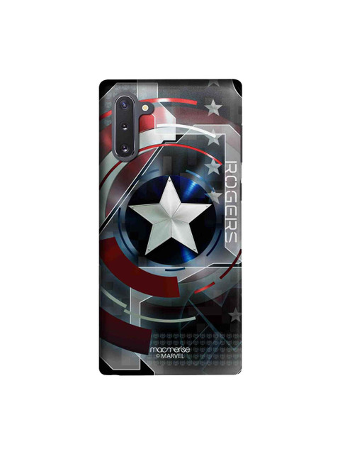

macmerise Grey & Red Marvel Comics Captain America Rogers Sublime Samsung Galaxy Note 10 Back Case