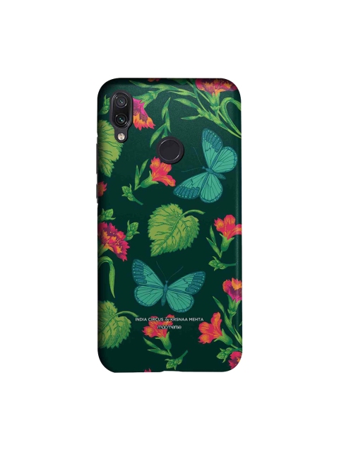 

macmerise Green & Red India Circus Butterfly effect Sublime Xiaomi Redmi Note 7 Pro Back Cover