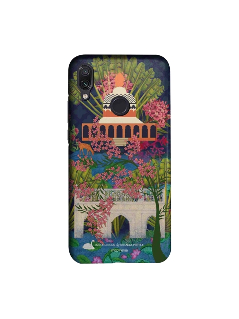 

macmerise Green& Pink India Circus Blossoms Sublime Xiaomi Redmi Note 7 Pro Back Cover