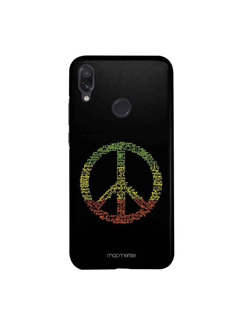 

macmerise Black & Green Symbol Of Peace Xiaomi Redmi Note 7 Pro Back Case