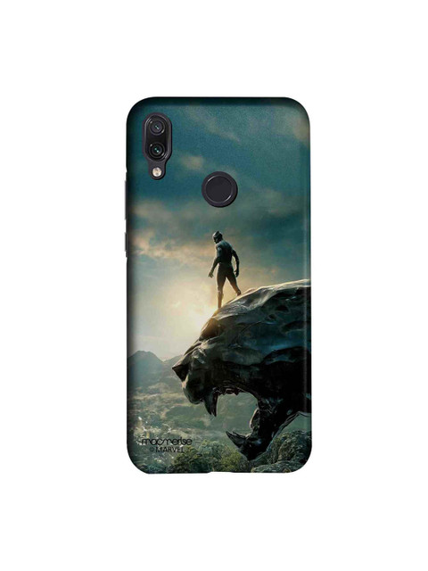 

macmerise Teal Blue & Grey Marvel Comics Panther Glorified Sublime Xiaomi Redmi Note 7 Pro Back Cover