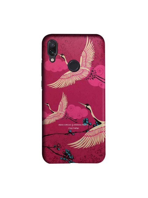 

macmerise Pink & Beige India Circus Flying flamingoes Sublime Xiaomi Redmi Note 7 Pro Back Cover