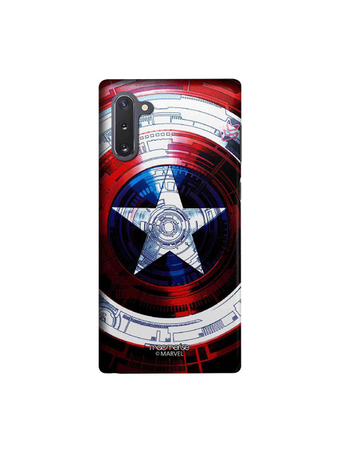 

macmerise Red & Blue Marvel Comics Captains Shield Decoded Sublime Samsung Galaxy Note 10 Back Case