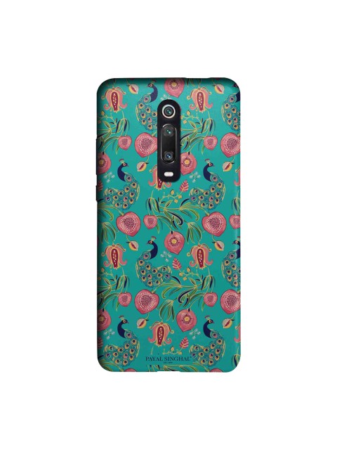 

macmerise Teal Green & Pink Payal Singhal Anaar & Mor Sublime Xiaomi Redmi K20 Pro Back Case