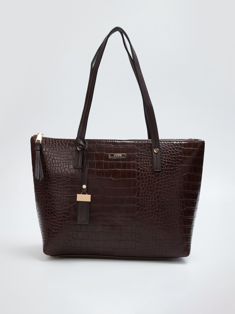 

CODE by Lifestyle Brown Textured Shoulder Bag