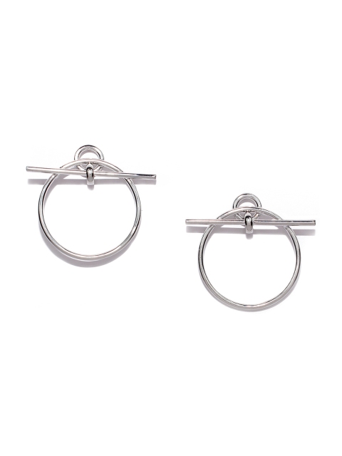 

Bellofox Silver Circular Drop Earrings