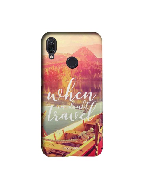

macmerise Pink & White When in Doubt Travel Sublime Xiaomi Redmi Note 7 Pro Case
