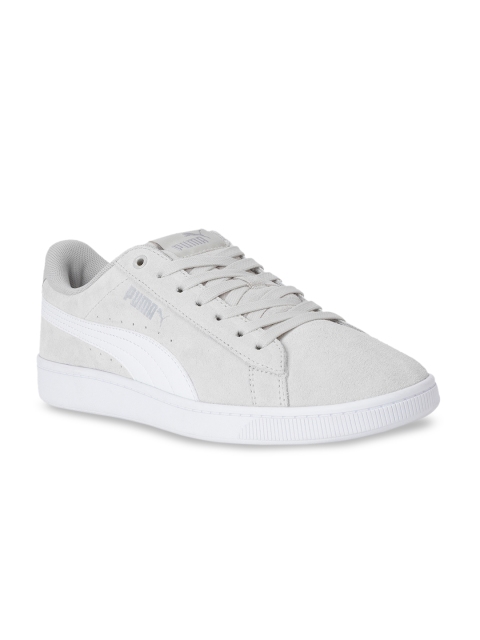 

Puma Women Grey & White Colourblocked Sneakers