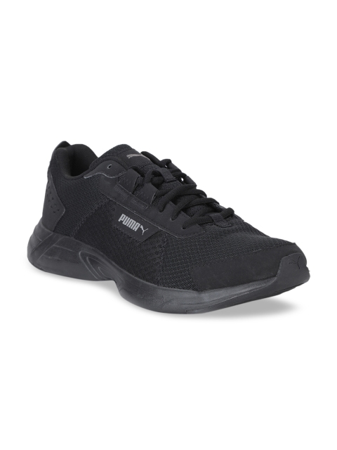 

Puma Unisex Black Mesh Space Runner Alt Walking Shoes