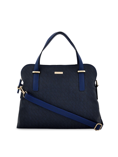 

STELLER Blue Solid Handheld Bag