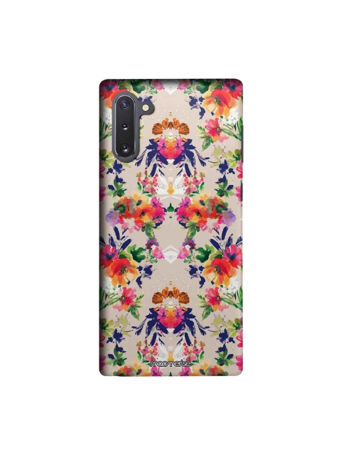

macmerise Beige & Green Floral Printed Samsung Galaxy Note 10 Back Case