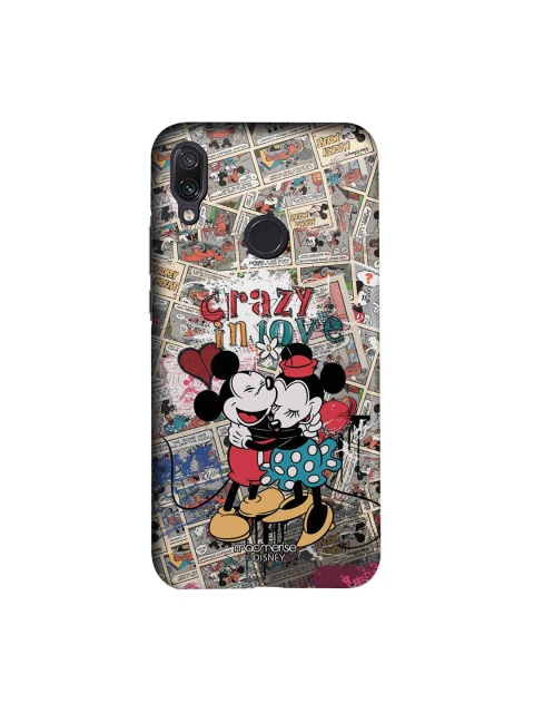 macmerise Beige & Red Disney Crazy In Love Sublime Xiaomi Redmi Note 7 Pro Back Cover