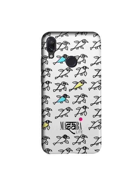 

macmerise White & Black Masaba Lite Bird Print Sublime Xiaomi Redmi Note 7 Pro Back Cover