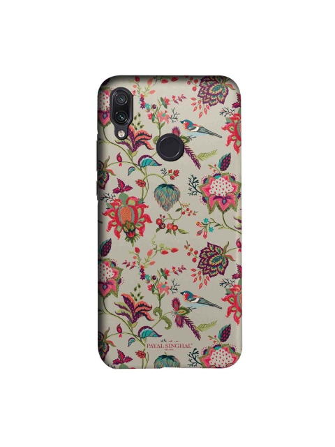 

macmerise Beige & Red Payal Singhal Chidiya Sublime Xiaomi Redmi Note 7 Pro Back Cover