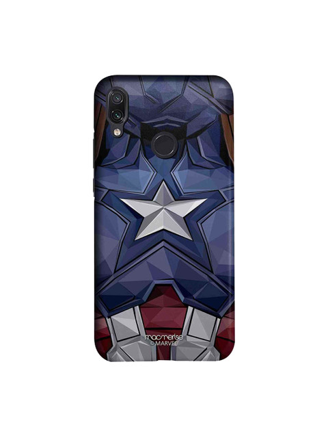 

macmerise Blue & Grey Marvel Comics Captain America Vintage Suit Sublime Xiaomi Redmi Note 7 Pro Case