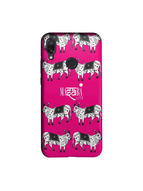 

macmerise Pink & White Masaba Cow Print Sublime Xiaomi Redmi Note 7 Pro Back Case