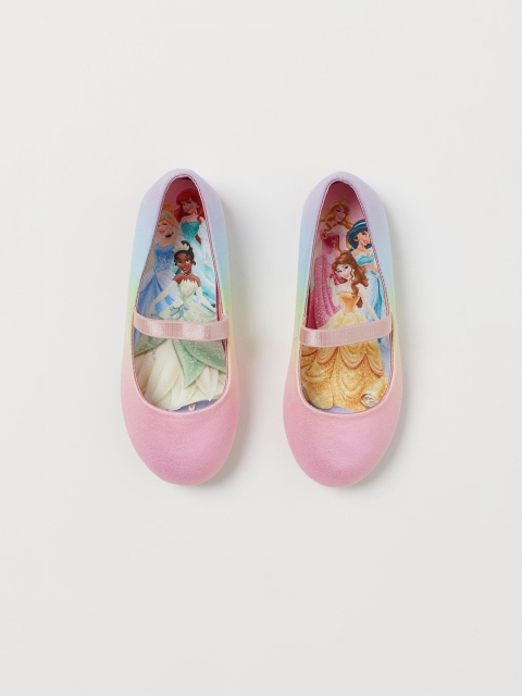 

H&M Girls Multicoloured Printed Ballerinas, Multi