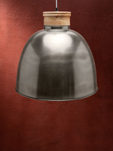 

ellementry Grey Solid Pendant Wall or Ceiling Lamp