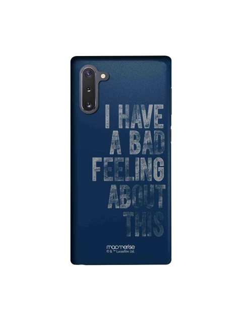 

macmerise Blue & Grey Bad Feeling Samsung Galaxy Note 10 Back Case