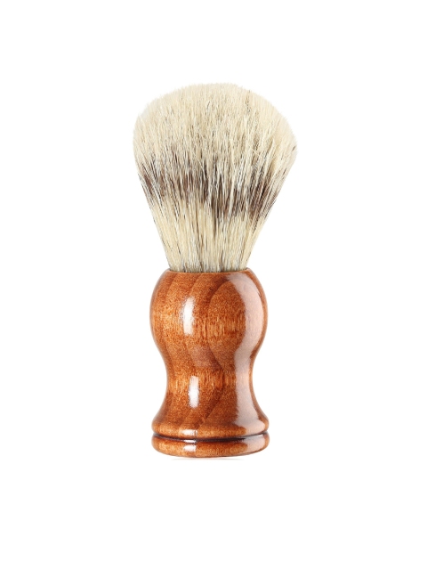 

Rozia Brown Pro Extra Dense 100% Luxury Shaving Brush with Deluxe Beechwood Handle