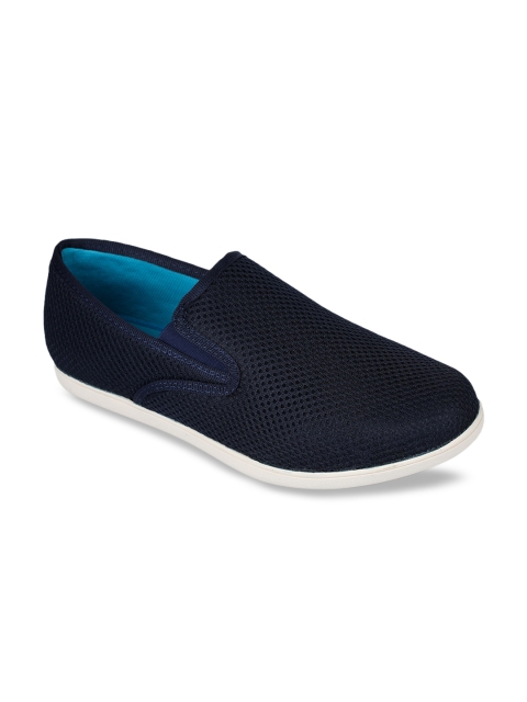 

Liberty Men Navy Blue Slip-On Sneakers