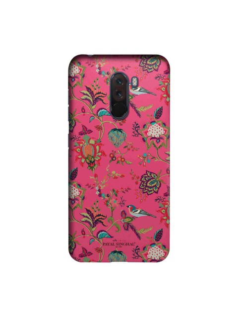 

macmerise Pink & Green Payal Singhal Chidiya Sublime Xiaomi Poco F1 Back Case