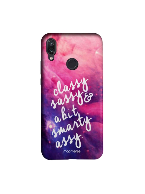 

macmerise Pink & Blue Smarty Assy Xiaomi Redmi Note 7 Pro Back Case