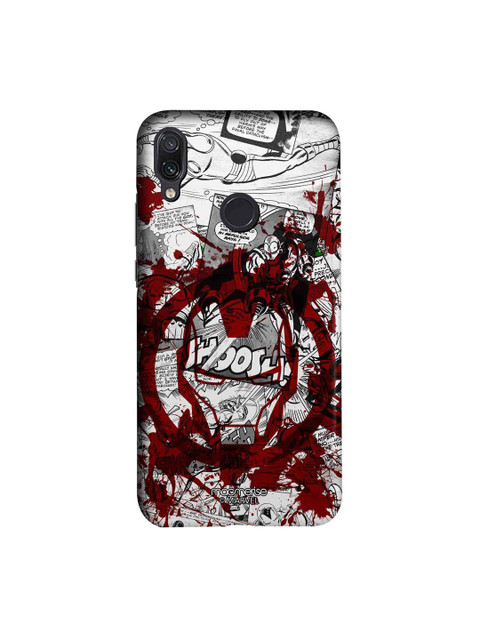 

macmerise Red & Grey Marvel Comics Splash Out Ironman Sublime Xiaomi Redmi Note 7 Pro Case