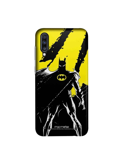 

macmerise Yellow & Black DC Comics Bat On The Lookout Samsung Galaxy A70 Back Case
