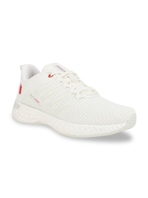 

Campus Men Off-White Mesh Running Shoes