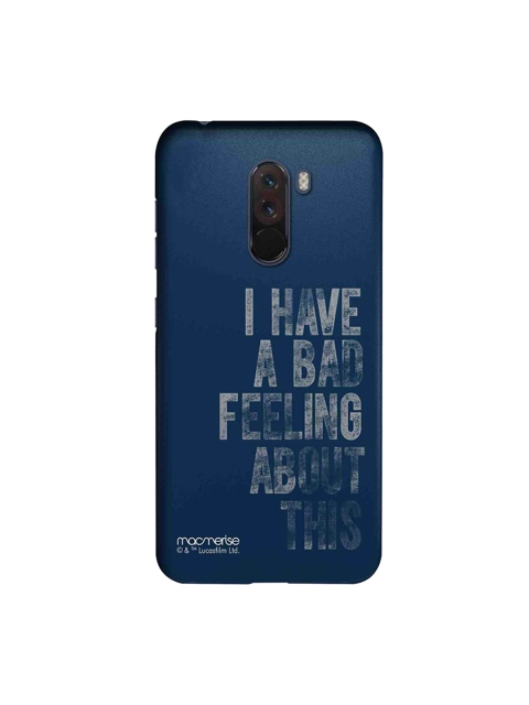 

macmerise Blue & Grey Bad Feeling Xiaomi Poco F1 Back Case