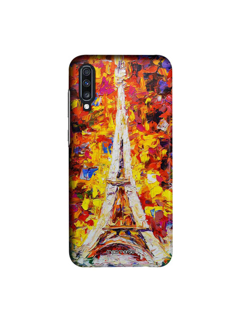 

macmerise Orange & Yellow Artistic Eifel Sublime Samsung A70 Back Case