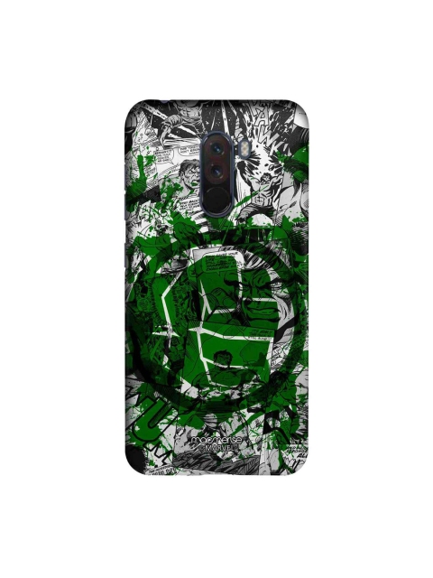 

macmerise Green & Black Marvel Comics Splash Out Hulk Fist Sublime Xiaomi Poco F1 Back Case