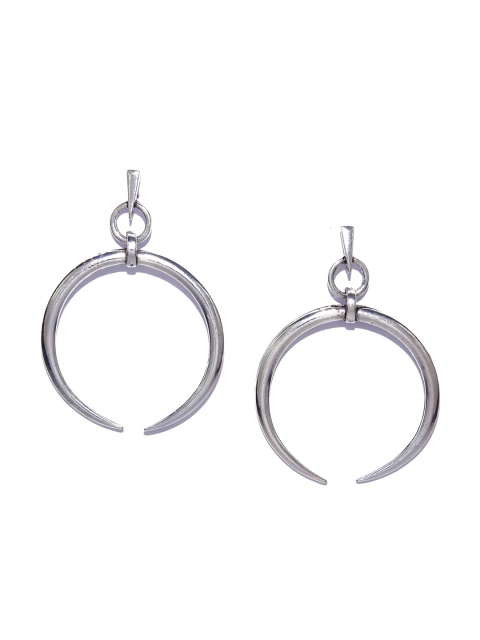 

Bellofox Silver Plated Circular Drop Earrings