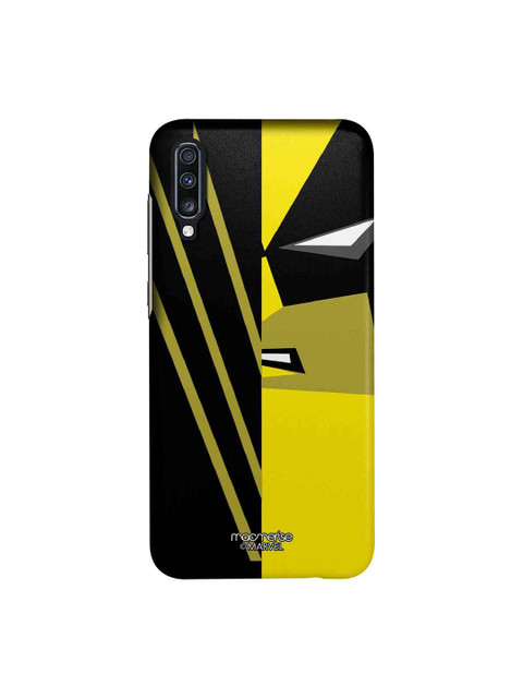 

macmerise Black & Yellow Face Focus Wolverine Samsung Galaxy A70 Back Case