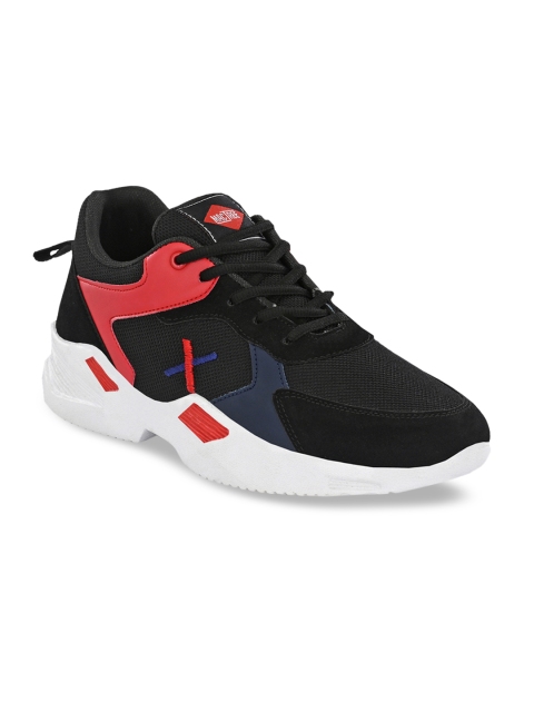 

Mactree Men Black Mesh Walking Shoes