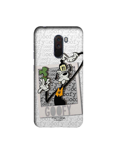 

macmerise White & Black Disney Hello Mr Goofy Sublime Xiaomi Poco F1 Back Case