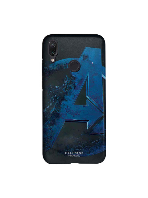 

macmerise Black & Blue Marvel Comics Endgame Logo Sublime Case for Xiaomi Redmi Note 7 Pro Back Cover