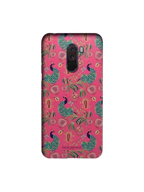 

macmerise Pink & Green Payal Singhal Anaar & Mor Sublime Xiaomi Poco F1 Back Case