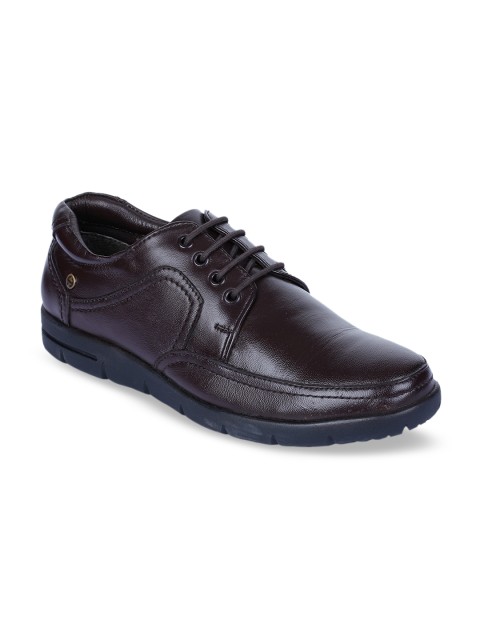 

Liberty Men Coffee Brown Solid Leather Sneakers