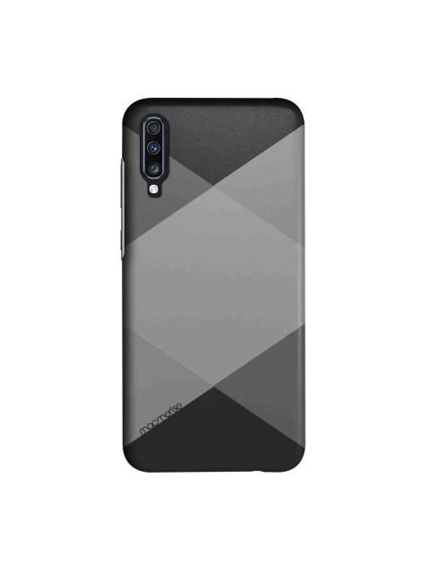 

macmerise Black & Grey Criss Cross Sublime Samsung Galaxy A70 Back Case