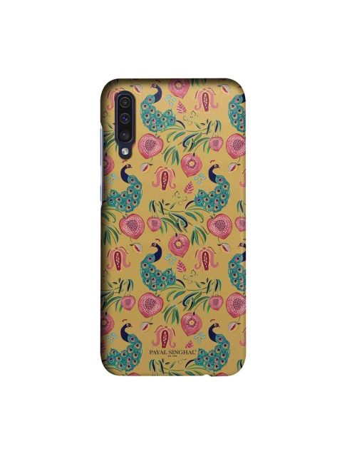 

macmerise Mustard Yellow & Pink Payal Singhal Anaar & Mor Sublime Samsung Galaxy A50 Back Case