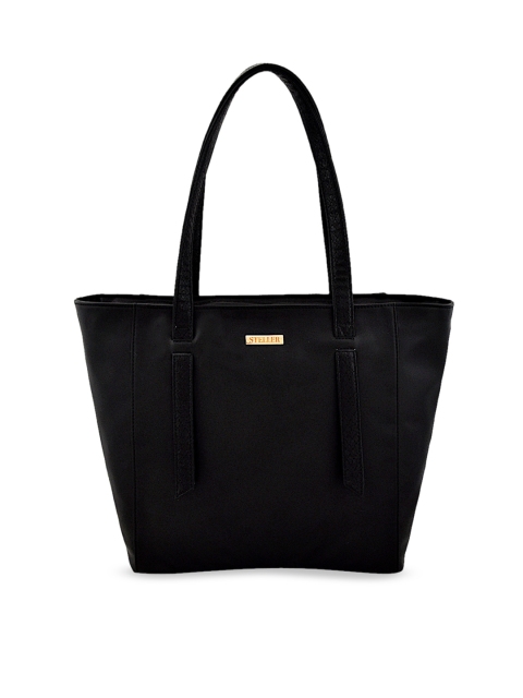 

STELLER Black Solid Shoulder Bag