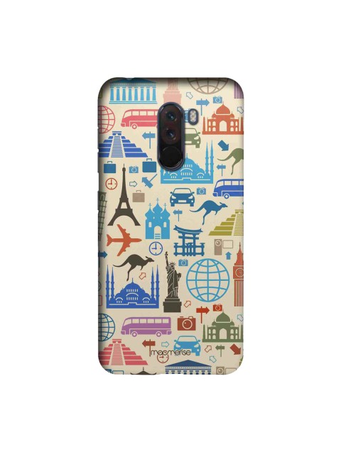 

macmerise Beige & Blue Travel Lover Sublime Xiaomi Poco F1 Back Case
