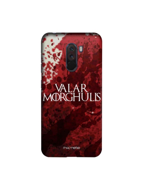

macmerise Red & White Valar Morghulis Sublime Xiaomi Poco F1 Back Case