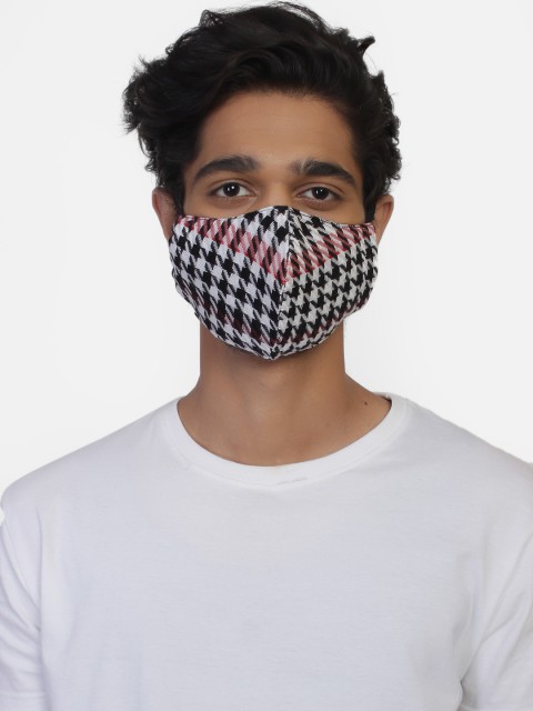 

Anekaant Men 3-Ply Reusable Cloth Mask, White