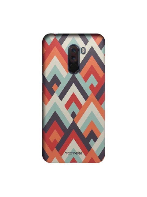 

macmerise Orange & Red Symmetric Cheveron Sublime Xiaomi Poco F1 Back Case